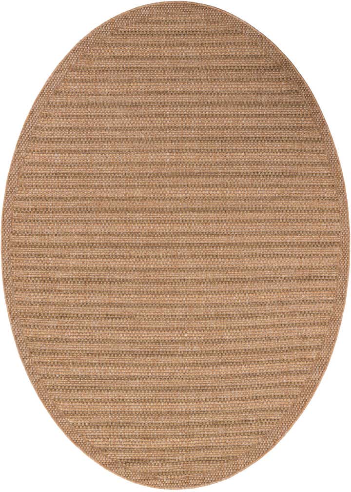 7' 10 x 7' 10 Easy-Clean Border Indoor / Outdoor Round Rug