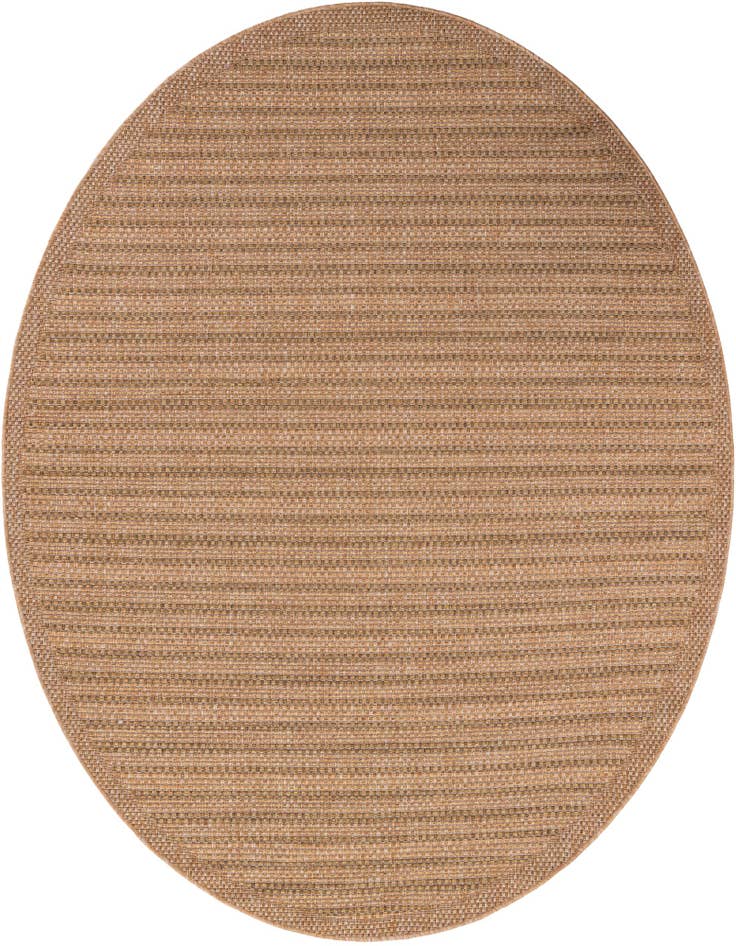 Detail image of 7' 10 x 7' 10 Easy-Clean Border Indoor / Outdoor Round Rug