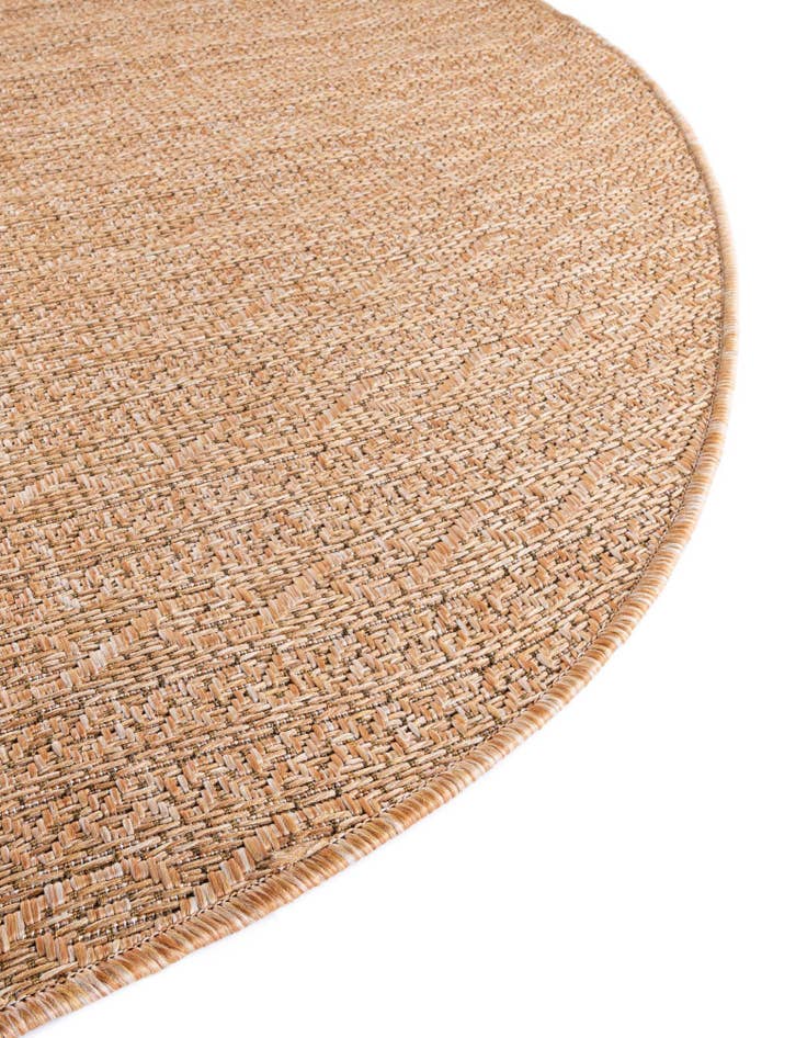 Detail image of 6' x 6'  Washable Modern Indoor / Outdoor Round Rug