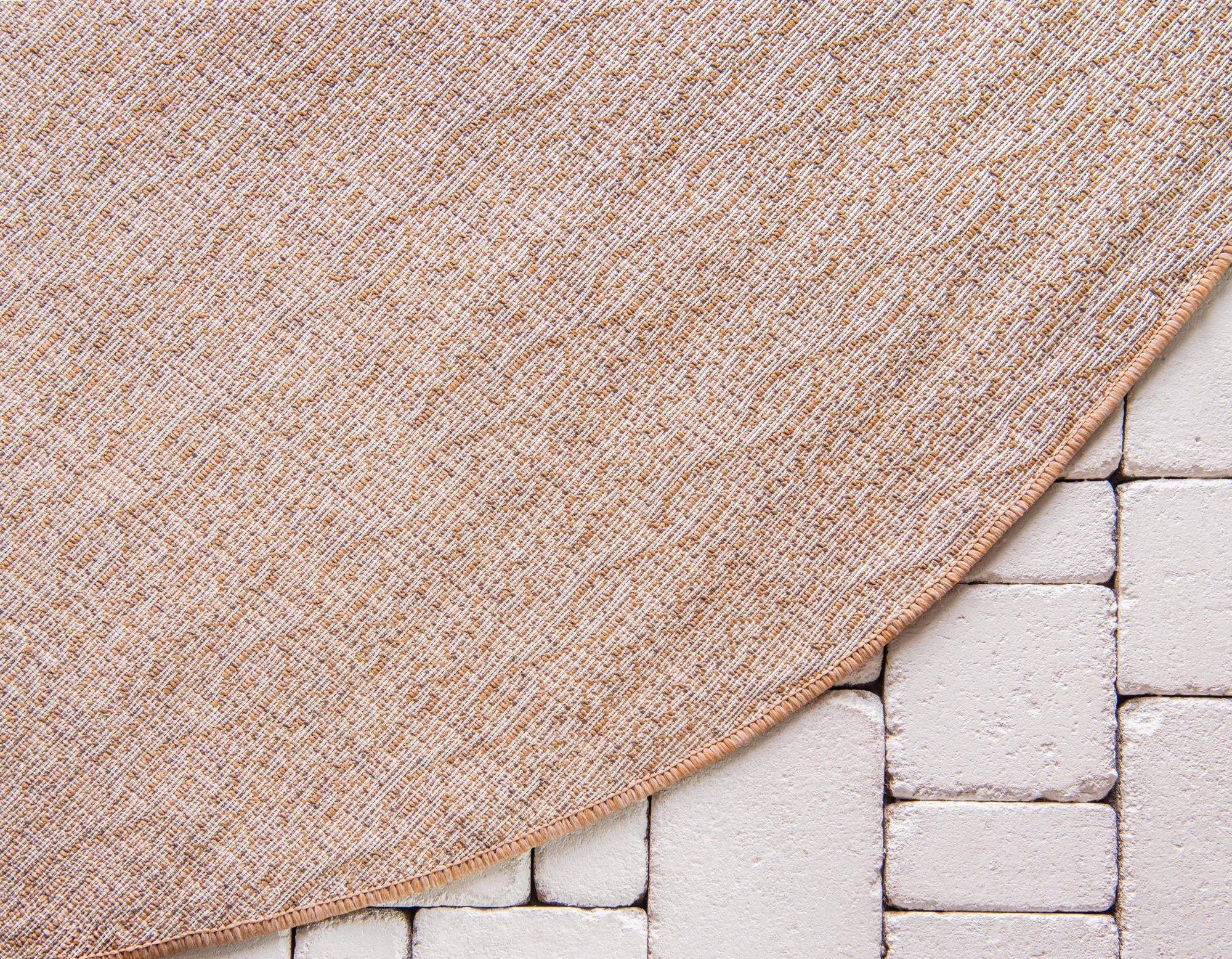 6' x 6' Easy-Clean Modern Indoor / Outdoor Round Rug