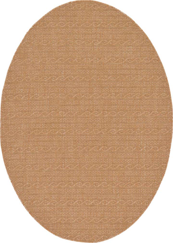 6' x 6' Easy-Clean Modern Indoor / Outdoor Round Rug