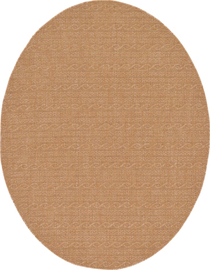 Detail image of 6' x 6' Easy-Clean Modern Indoor / Outdoor Round Rug