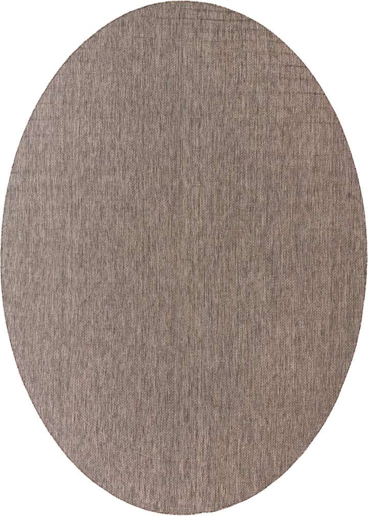 13' x 13' Easy-Clean Solid Indoor / Outdoor Round Rug