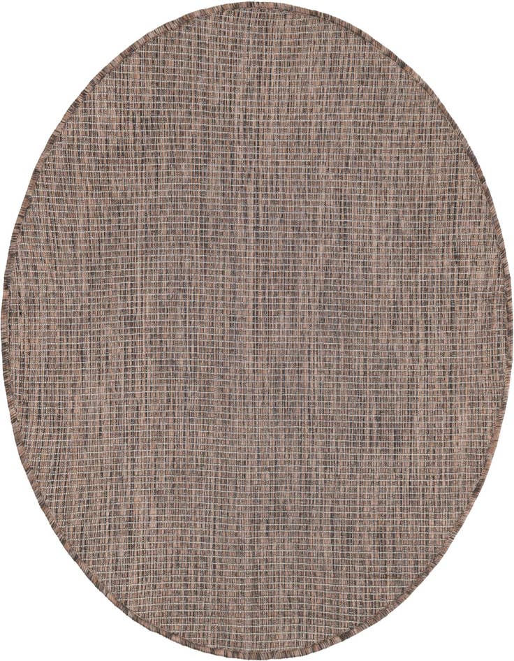 Detail image of 3' 1 x 3' 1 Easy-Clean Solid Indoor / Outdoor Round Rug