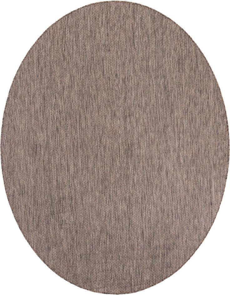 Detail image of 7' 10 x 7' 10 Easy-Clean Solid Indoor / Outdoor Round Rug