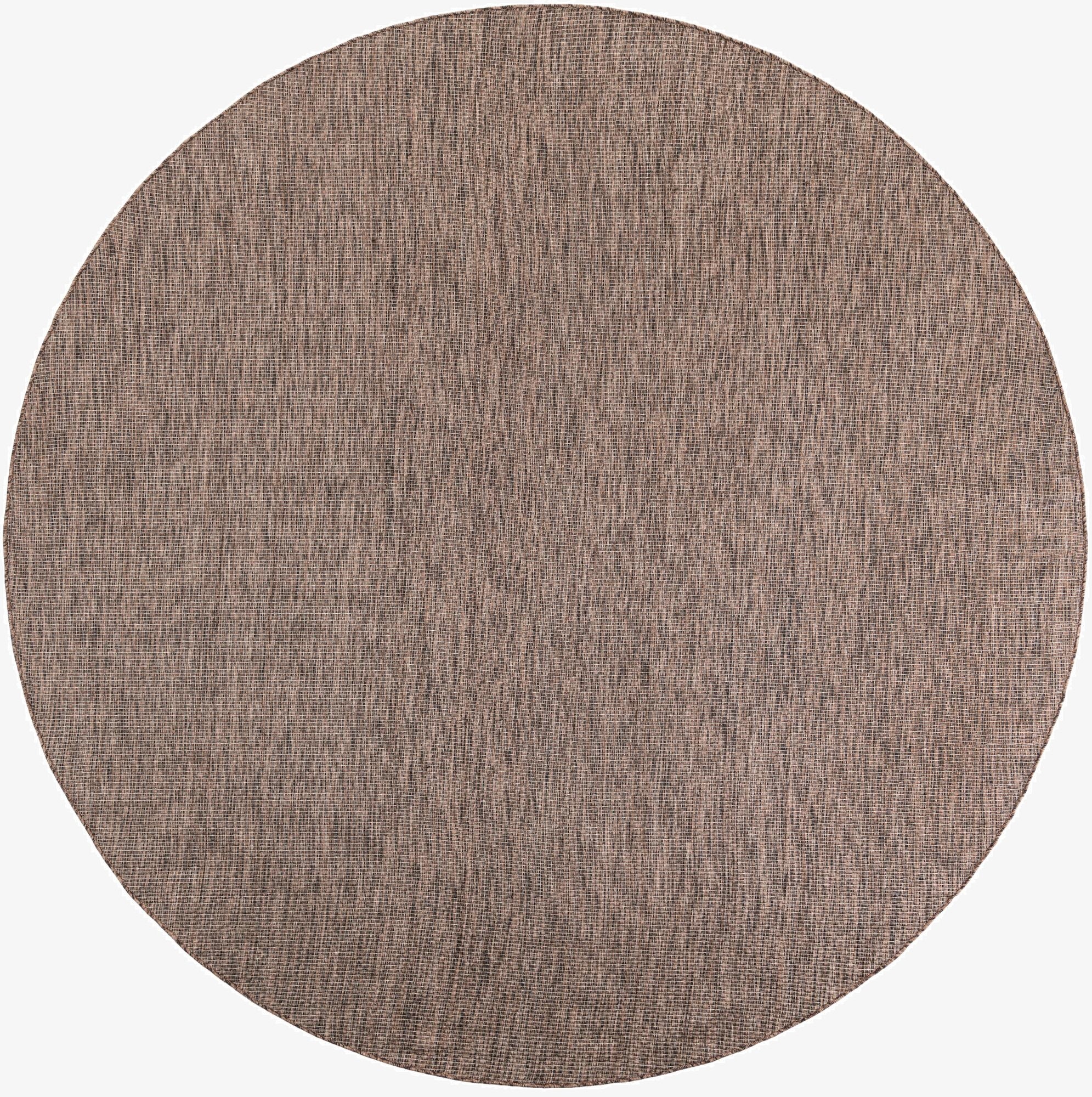 10' x 10'  Washable Solid Indoor / Outdoor Round Rug