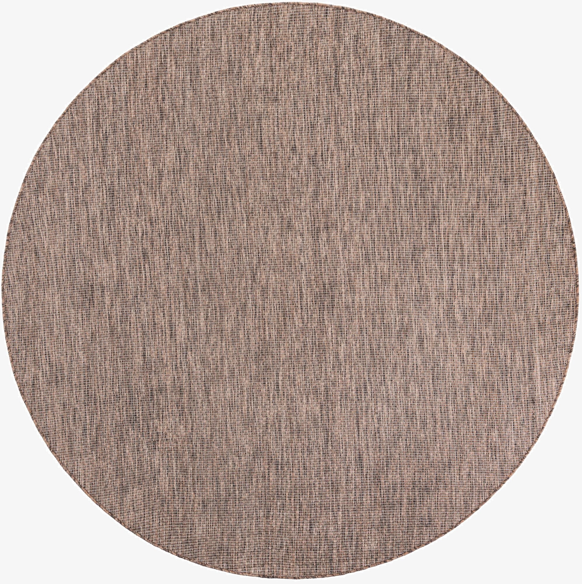 Primary image 7' 10 x 7' 10  Washable Solid Indoor / Outdoor Round Rug