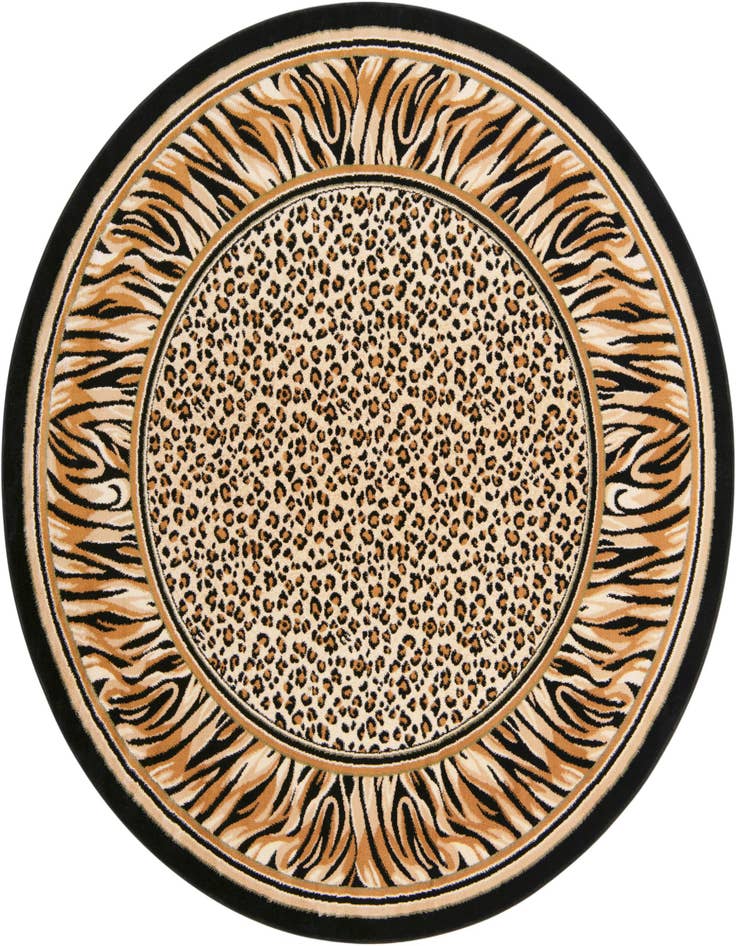 Detail image of 7' 10 x 7' 10 Safari Round Rug