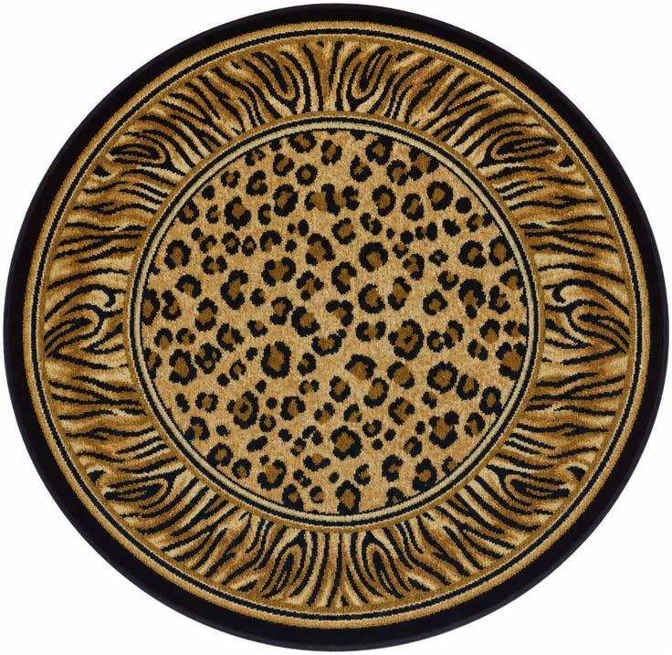 Detail image of 3' 1 x 3' 1 Safari Round Rug