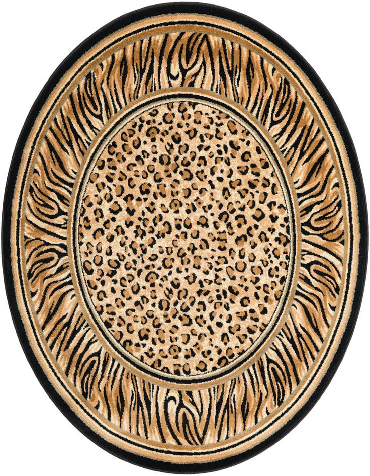 Detail image of 5' 3 x 5' 3 Safari Round Rug