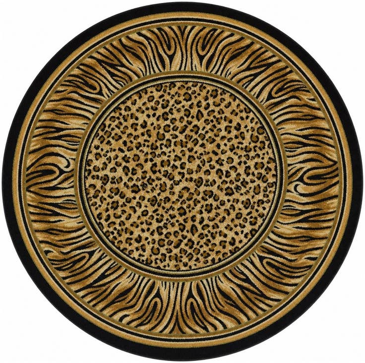 Detail image of 6' 1 x 6' 1 Safari Round Rug