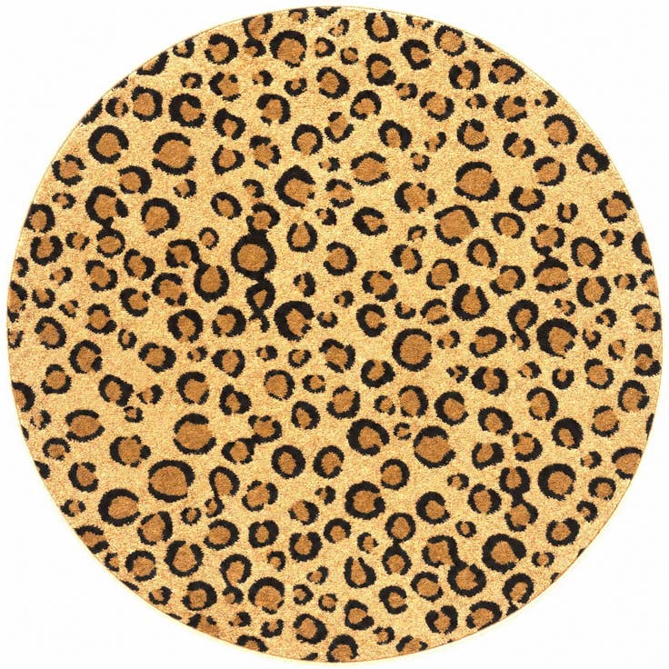 Detailansicht von 125cm x 125cm Safari Rund Teppich