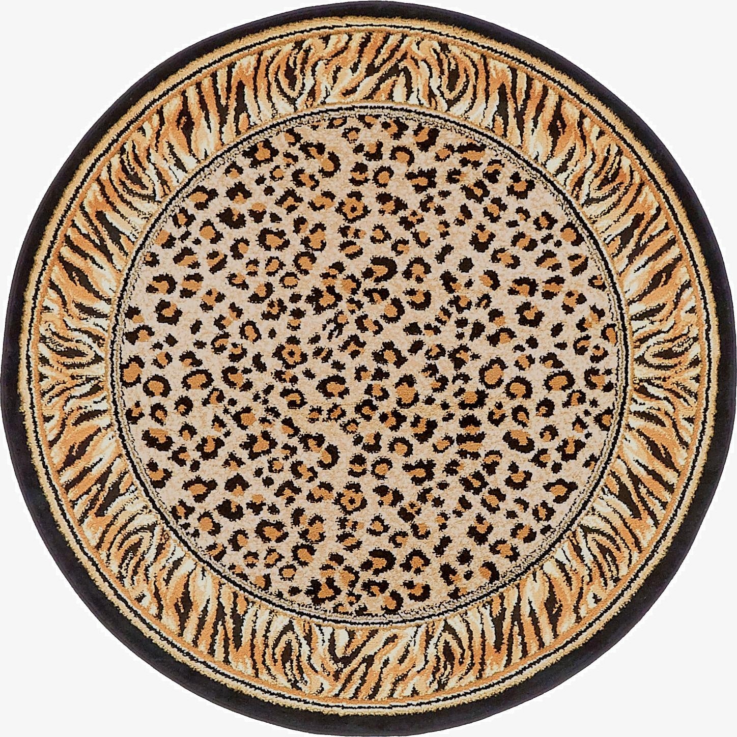 125cm x 125cm Safari Round Rug