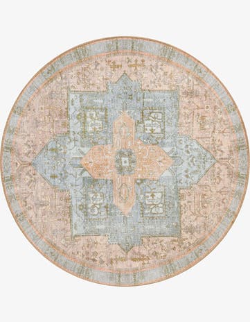 Light Brown Timeless Round Rug