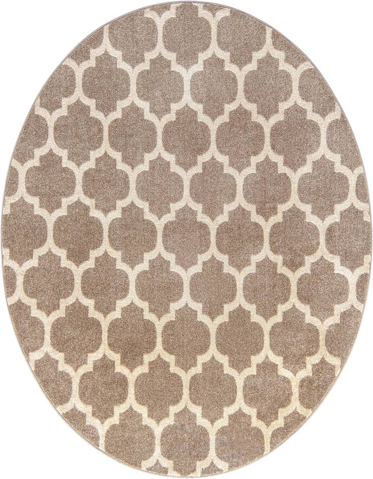 Detail image of 7' 10 x 7' 10 Trellis Round Rug