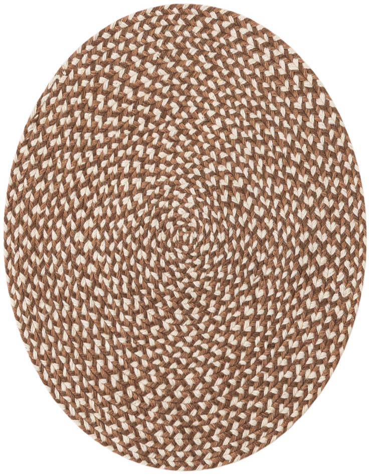 Detail image of 2' x 2'  Hand Tweed Braided Jute Round Rug