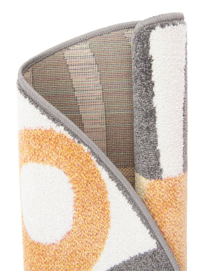 Detail image of 5' 3 x 5' 3 Cat Whimsy Kids Round Rug