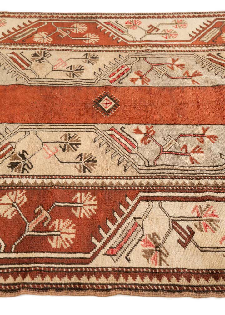 4' x 7' 8 Hand Knotted Anatolian Wool Runner Rug