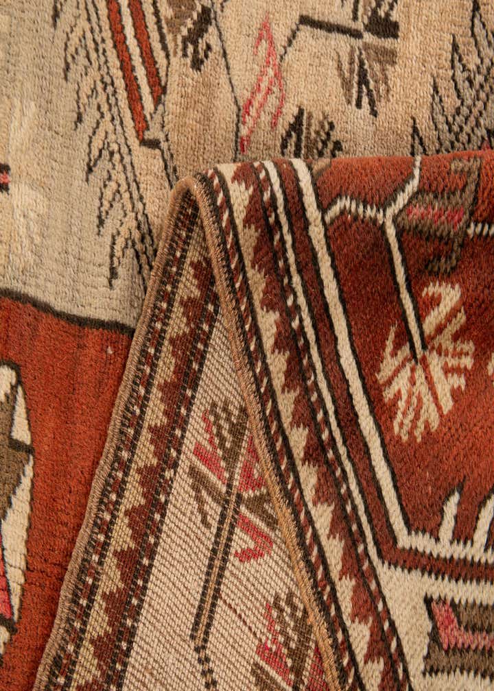 4' x 7' 8 Hand Knotted Anatolian Wool Runner Rug