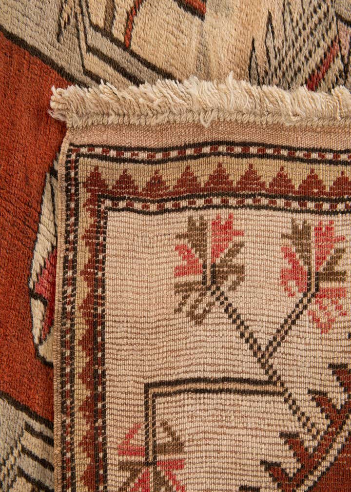 4' x 7' 8 Hand Knotted Anatolian Wool Runner Rug