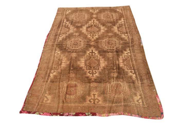 3' 9 x 10' Hand Knotted Balouch Persian Wool Runner Rug