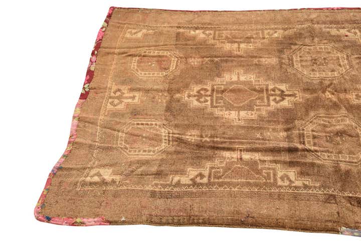 3' 9 x 10' Hand Knotted Balouch Persian Wool Runner Rug