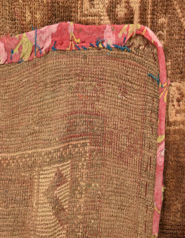 Detail image of 3' 9 x 10'  Hand Knotted Balouch Persian Wool Runner Rug