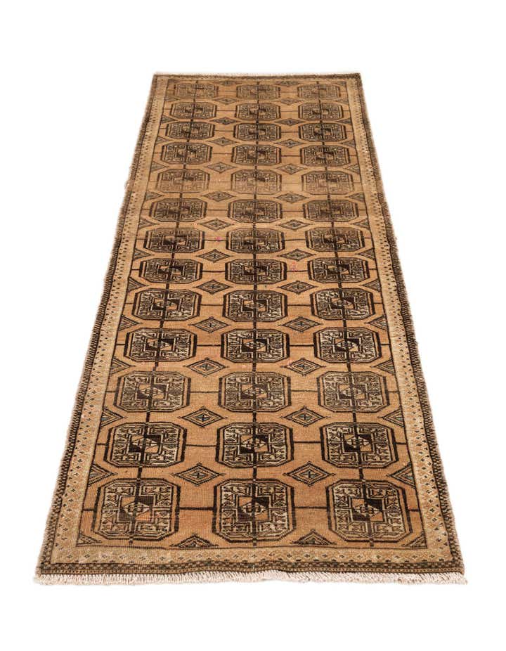 2' 5 x 6' 10 Balouch Wool Runner Rug