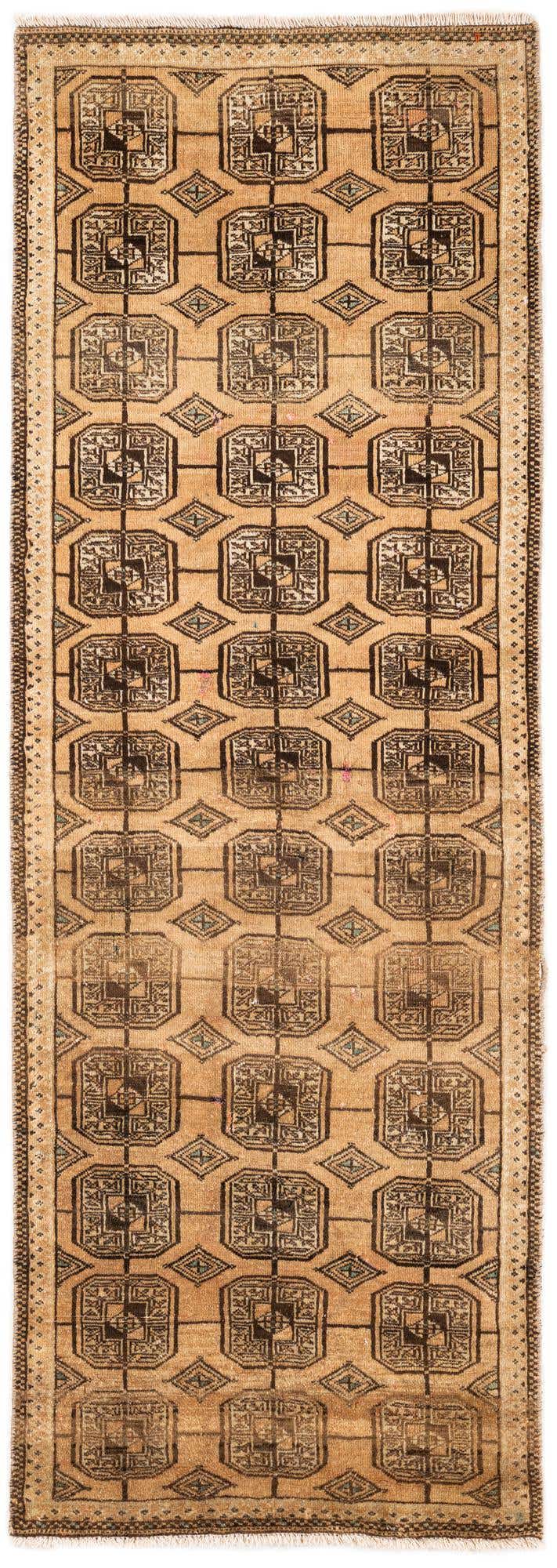 2' 5 x 6' 10 Balouch Wool Runner Rug