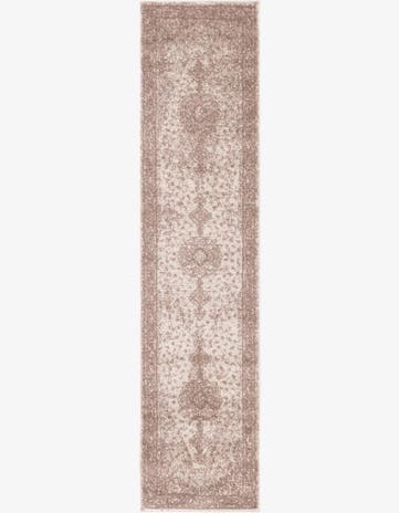 Light Brown Bexley Runner Rug