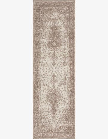 Light Brown Bexley Runner Rug