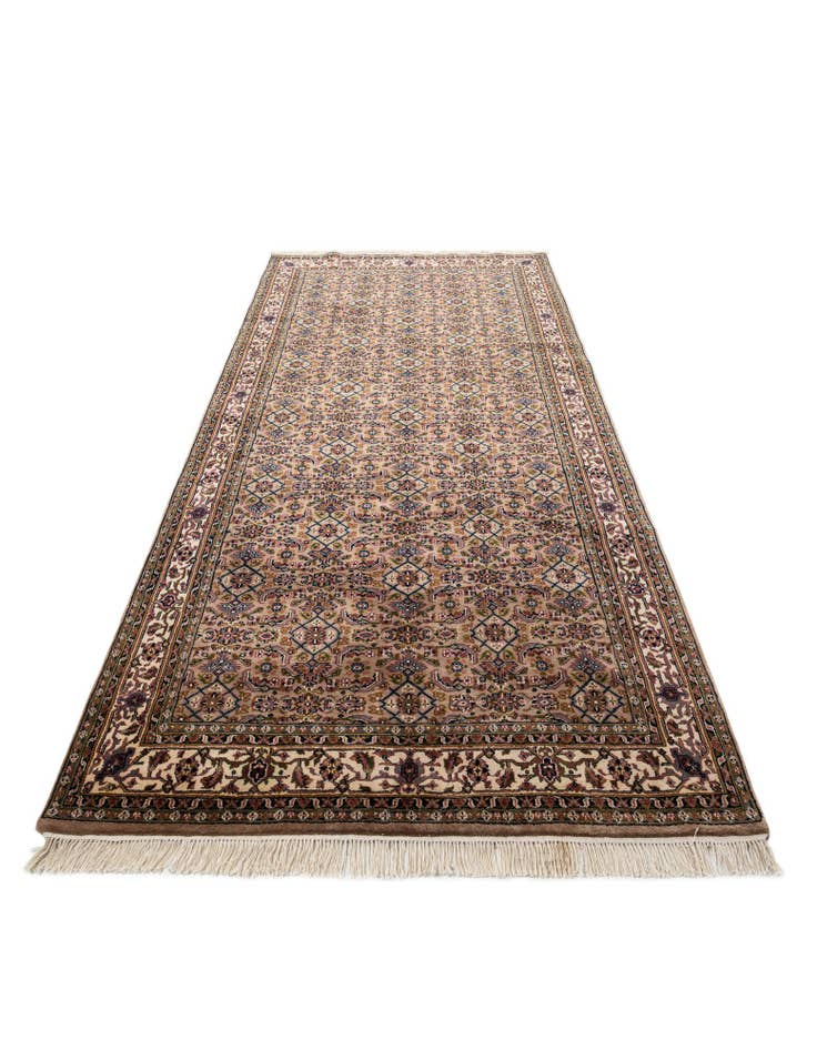 Detail image of 5' 1 x 10' 6  Hand Knotted Bidjar Wool Runner Rug