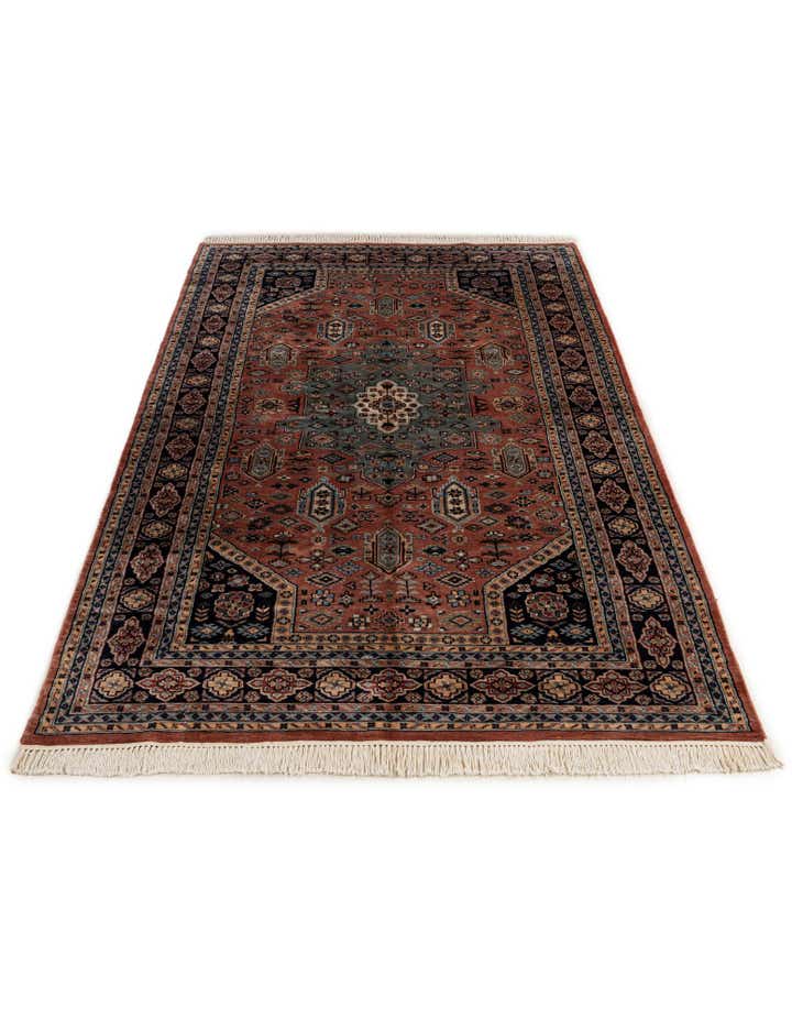 5' 2 x 9' 9 Hand Knotted Bokhara Oriental Wool Runner Rug
