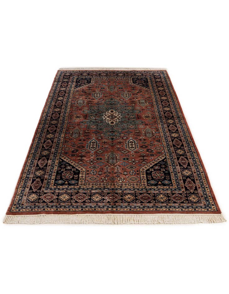 Detail image of 5' 2 x 9' 9 Hand Knotted Bokhara Oriental Wool Runner Rug