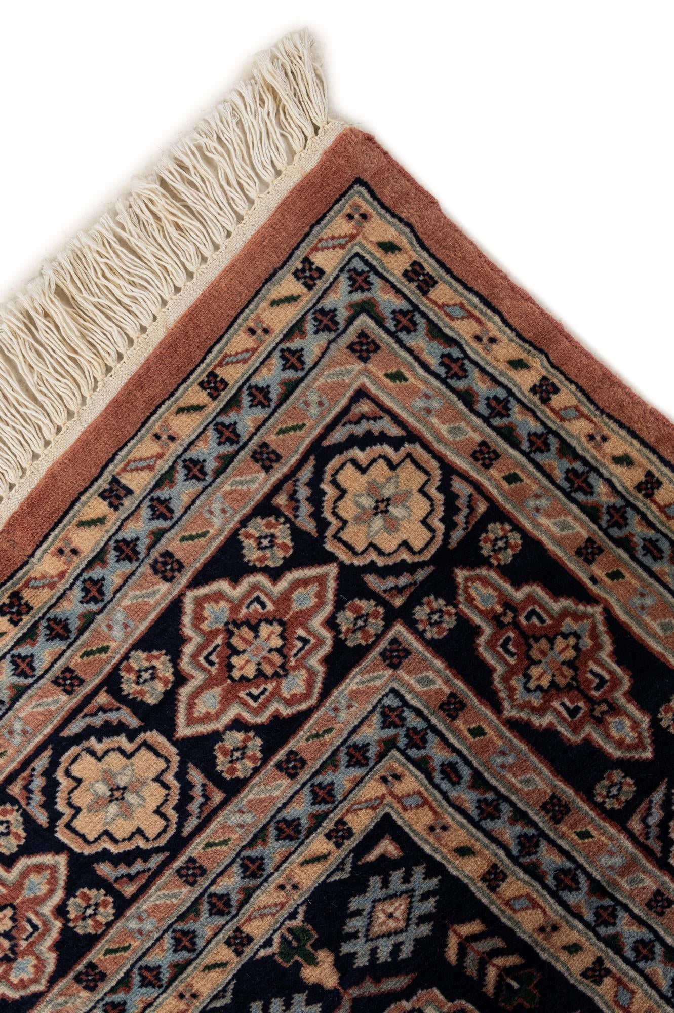 5' 2 x 9' 9 Hand Knotted Bokhara Oriental Wool Runner Rug