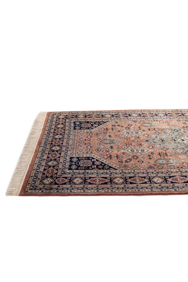 Detail image of 5' 2 x 9' 9 Hand Knotted Bokhara Oriental Wool Runner Rug