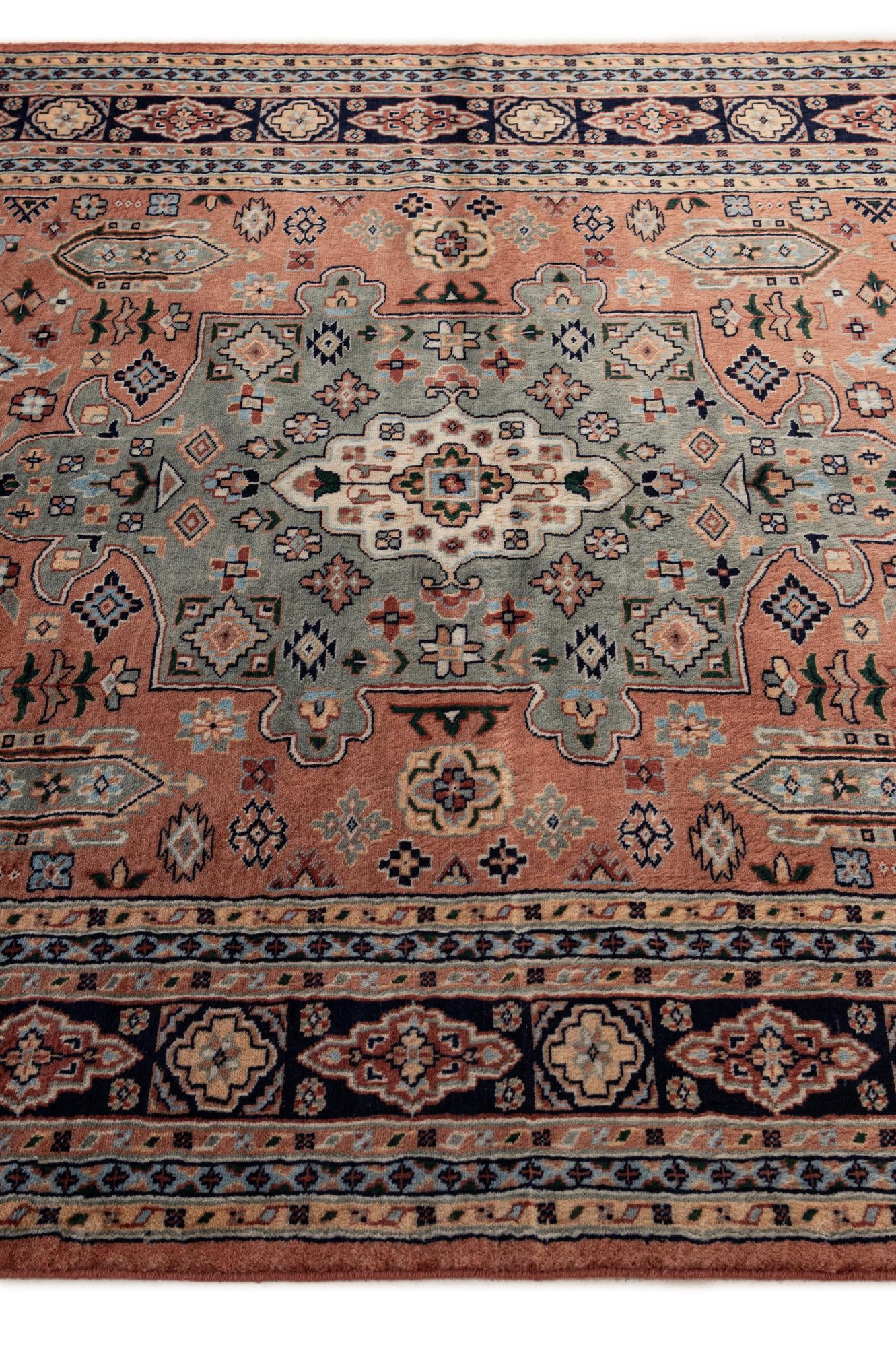 5' 2 x 9' 9 Hand Knotted Bokhara Oriental Wool Runner Rug