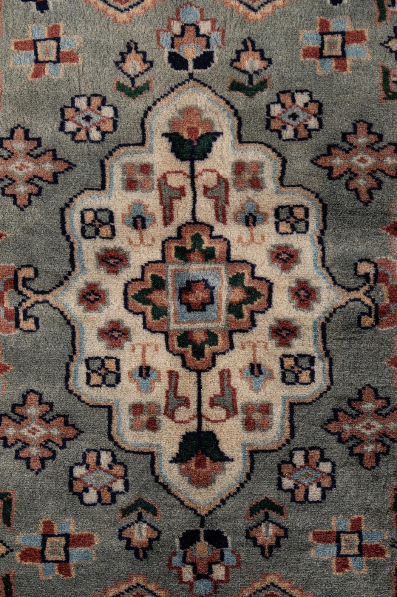 5' 2 x 9' 9 Hand Knotted Bokhara Oriental Wool Runner Rug