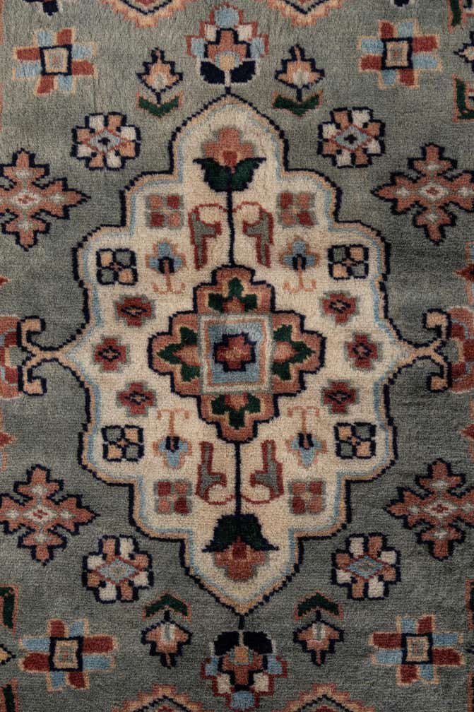 5' 2 x 9' 9 Hand Knotted Bokhara Oriental Wool Runner Rug