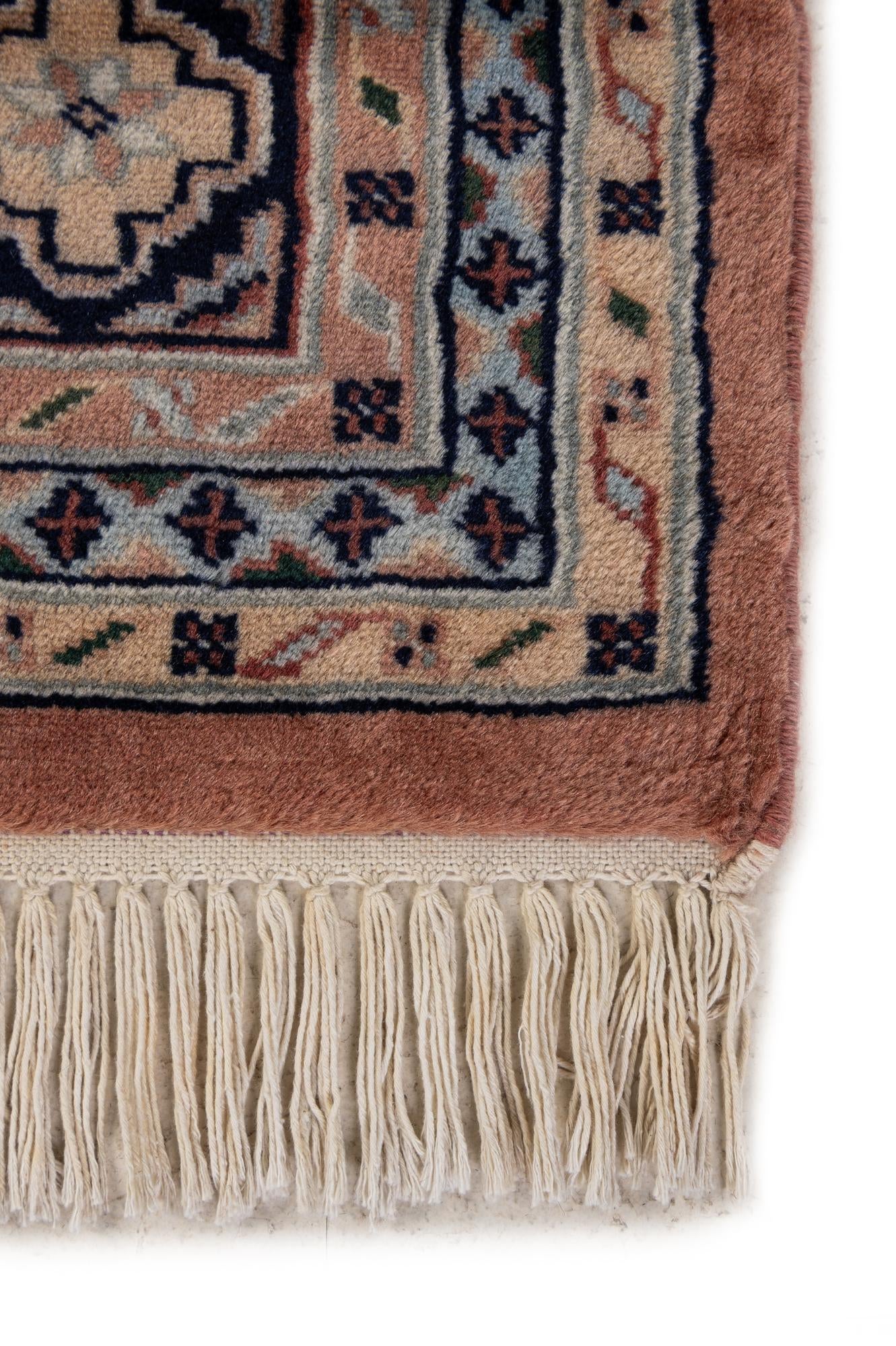 5' 2 x 9' 9 Hand Knotted Bokhara Oriental Wool Runner Rug
