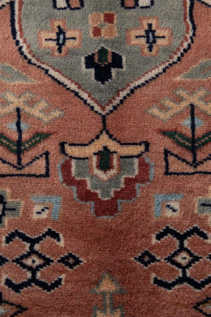 5' 2 x 9' 9 Hand Knotted Bokhara Oriental Wool Runner Rug