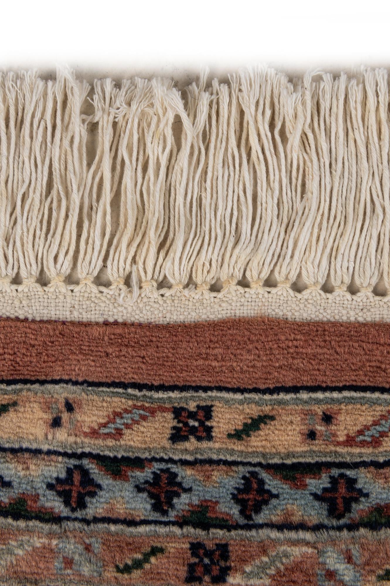 5' 2 x 9' 9 Hand Knotted Bokhara Oriental Wool Runner Rug