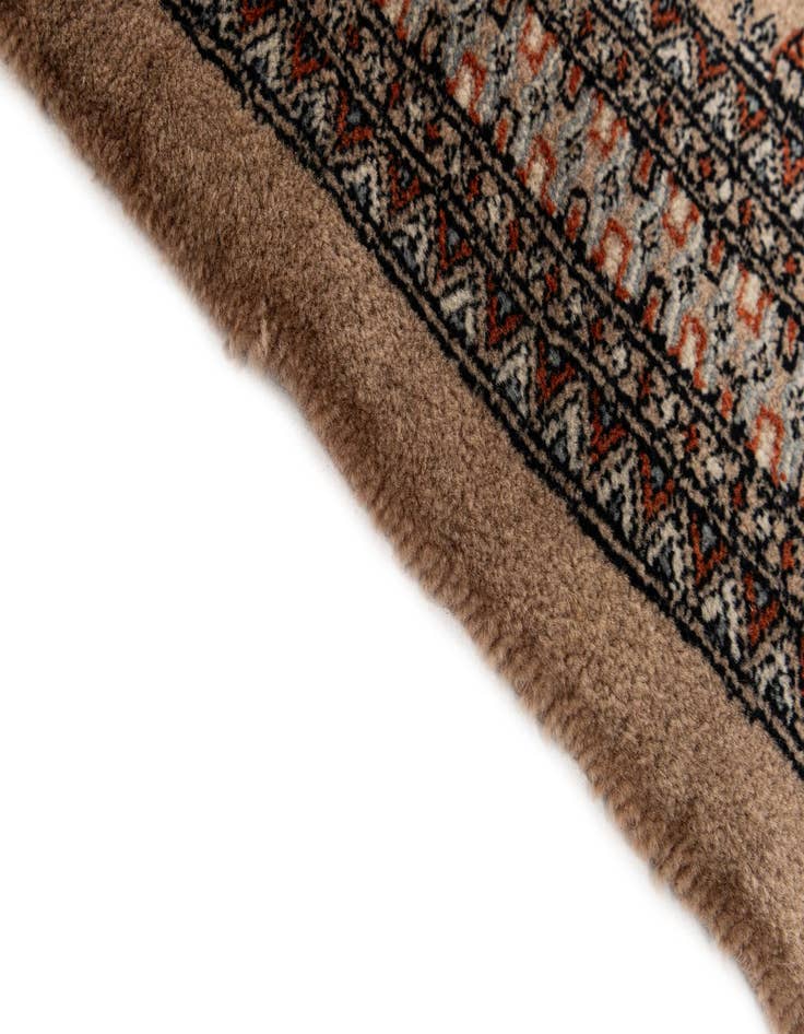 Detail image of 2' 7 x 10' 7  Hand Knotted Bokhara Oriental Wool Runner Rug