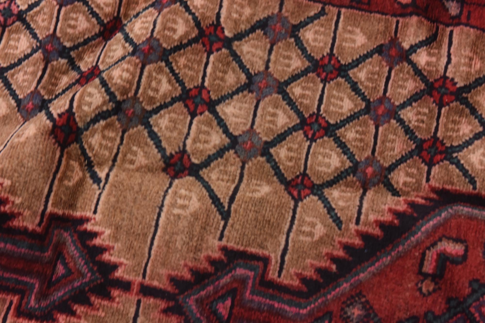 4' 2 x 11' Hand Knotted Darjazin Persian Wool Runner Rug