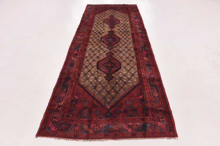 4' 2 x 11' Hand Knotted Darjazin Persian Wool Runner Rug