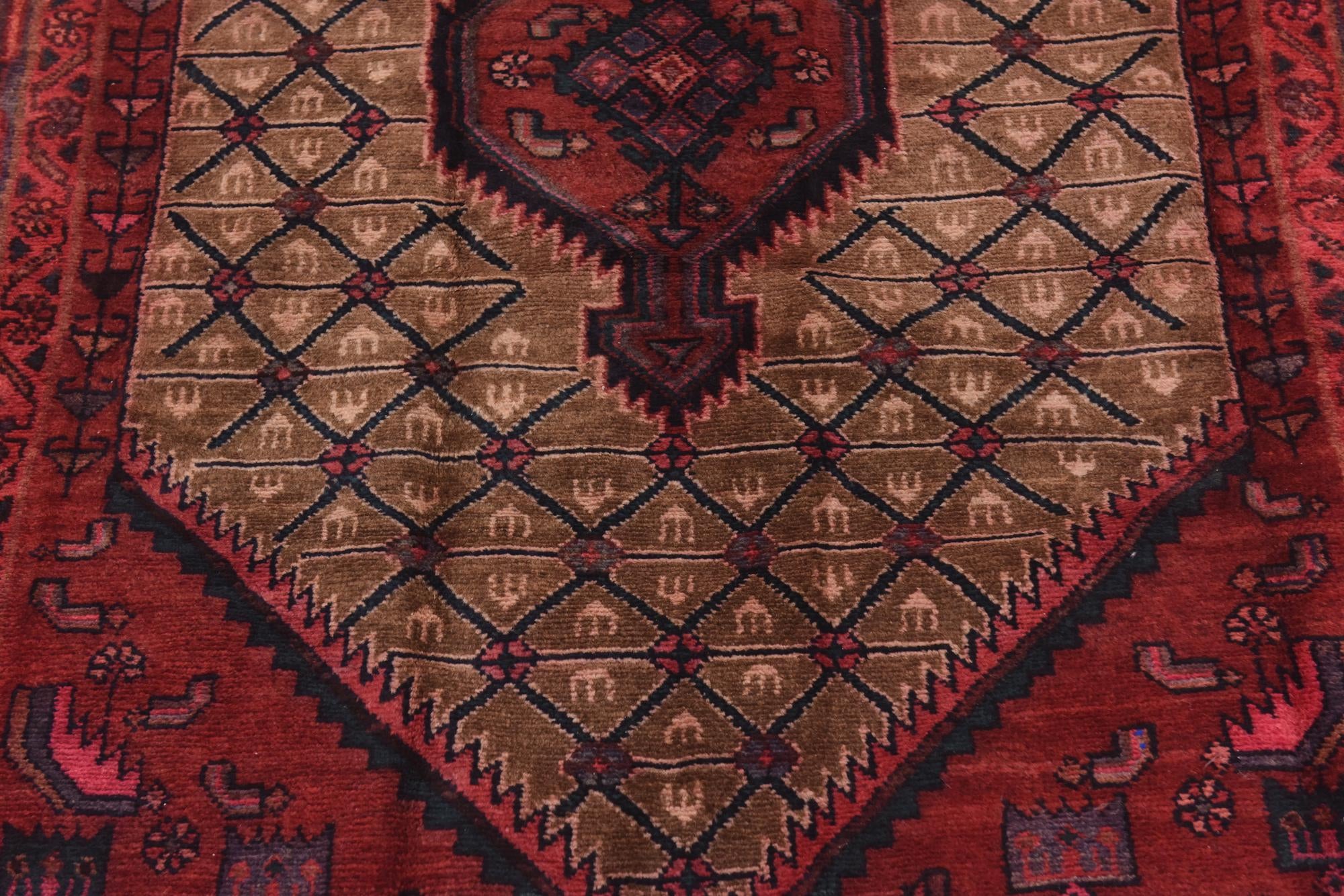4' 2 x 11' Hand Knotted Darjazin Persian Wool Runner Rug