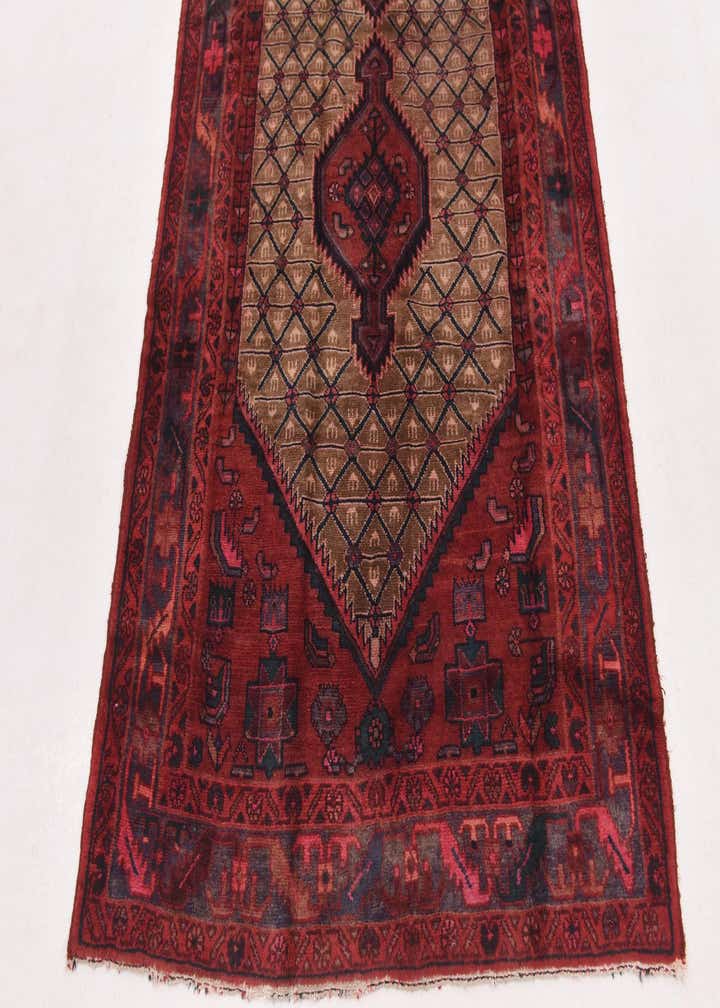 4' 2 x 11' Hand Knotted Darjazin Persian Wool Runner Rug