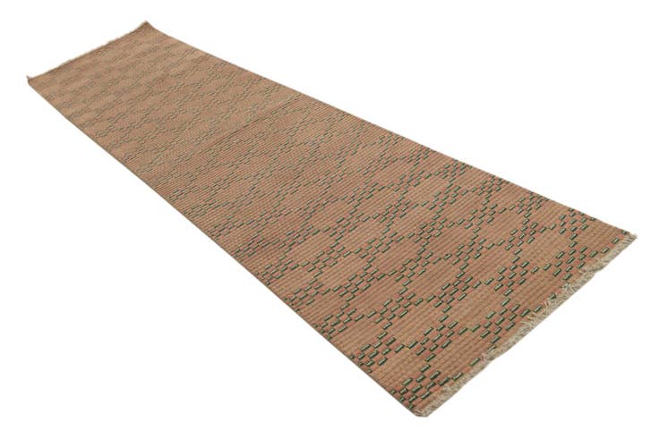 Detail image of 2' 7 x 10' 1 Hand Knotted Darya Wool Runner Rug