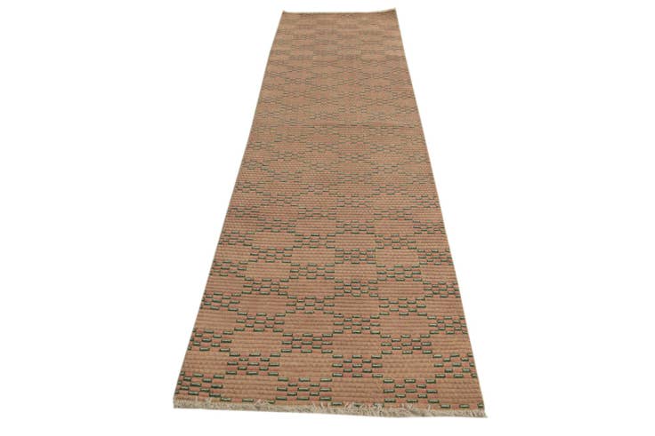 Detail image of 2' 7 x 10' 1 Hand Knotted Darya Wool Runner Rug