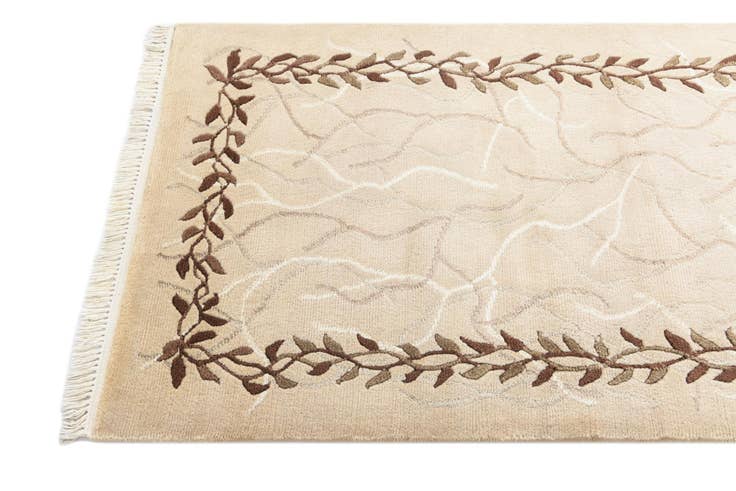 Detail image of 2' 10 x 9' 9 Hand Knotted Darya Wool Runner Rug